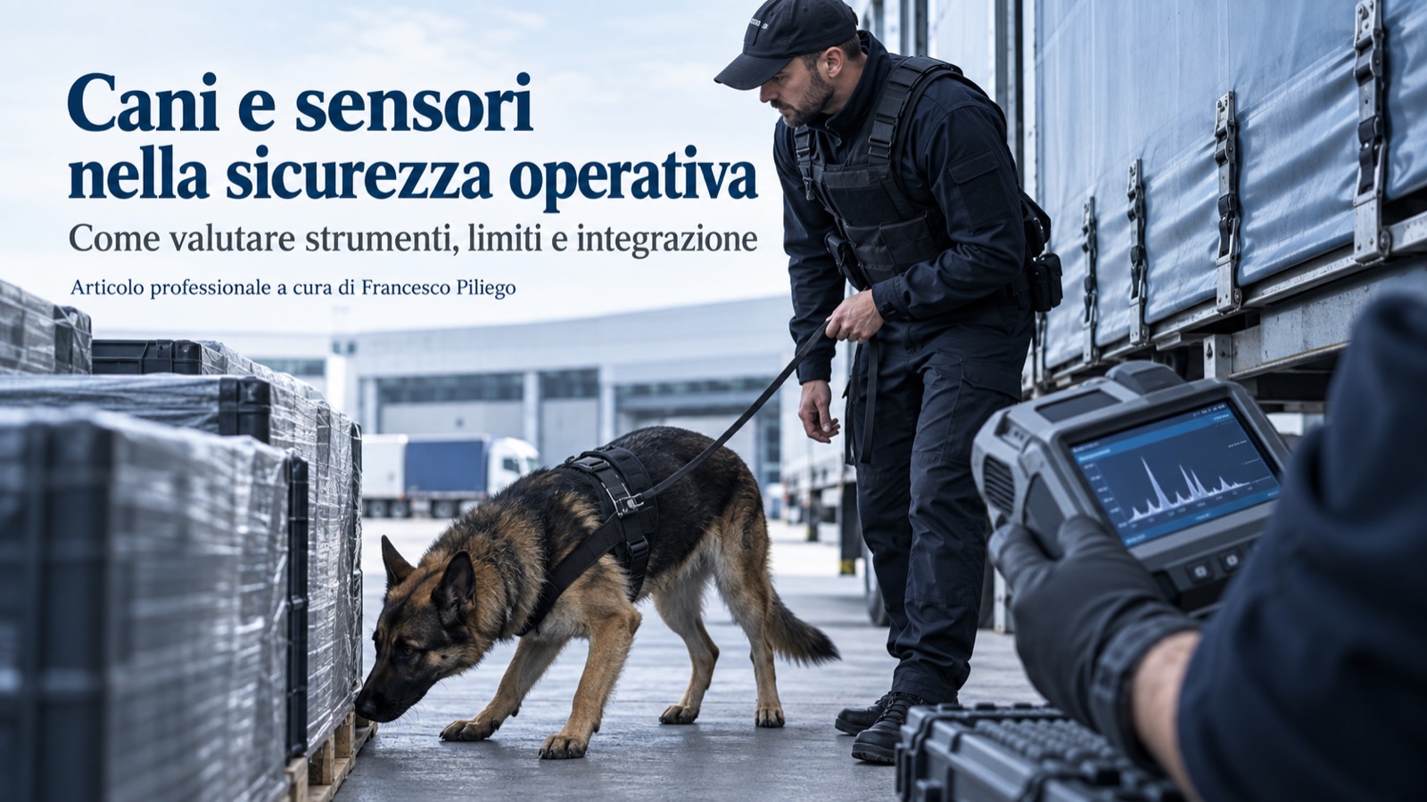 Cani e sensori nella sicurezza operativa. Articolo professionale a cura di Francesco Piliego